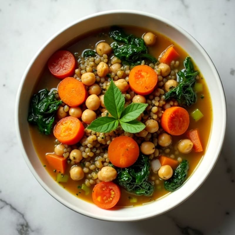 Hearty Green Lentil and Vegetable Stew