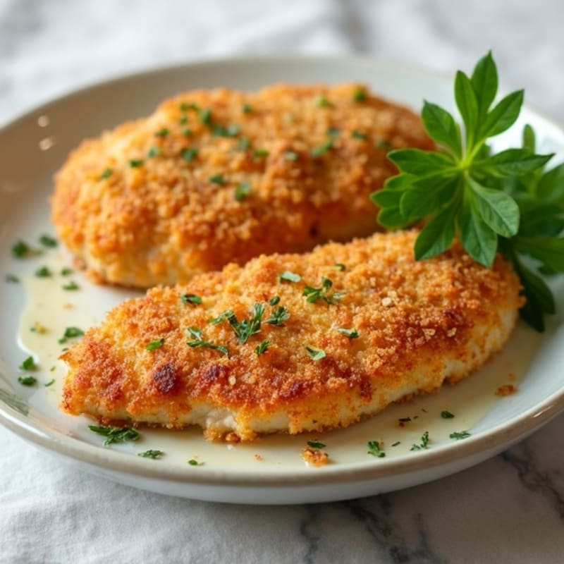 Crispy Baked Buttermilk Chicken with Herbs