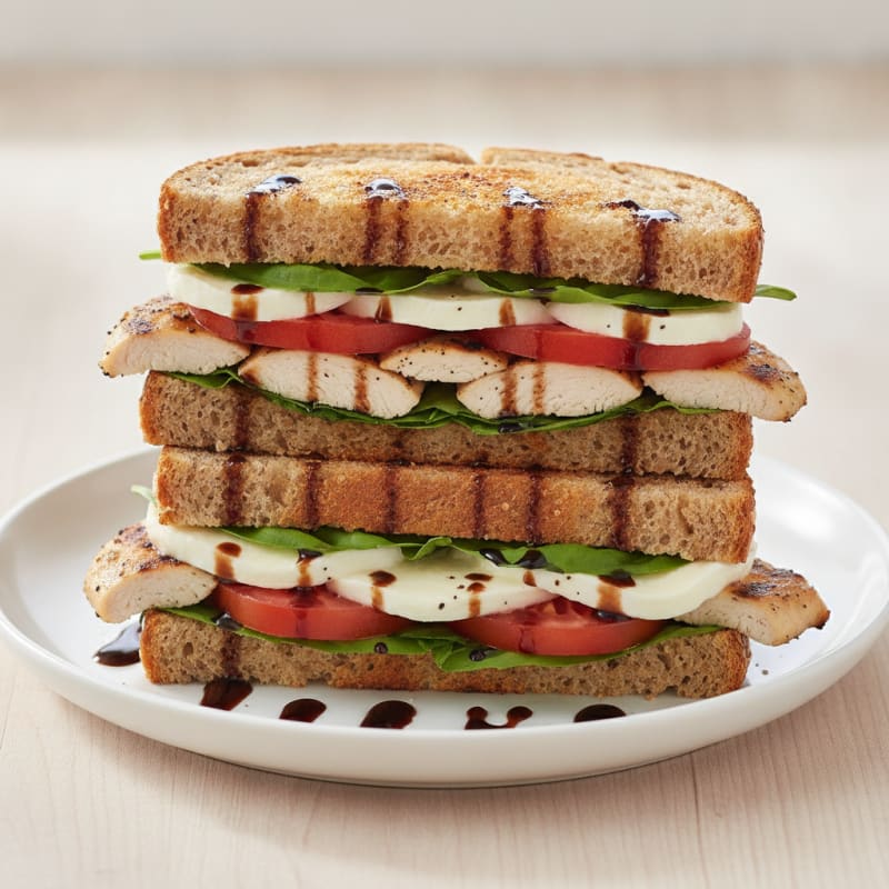 Grilled Chicken Caprese Sandwich
