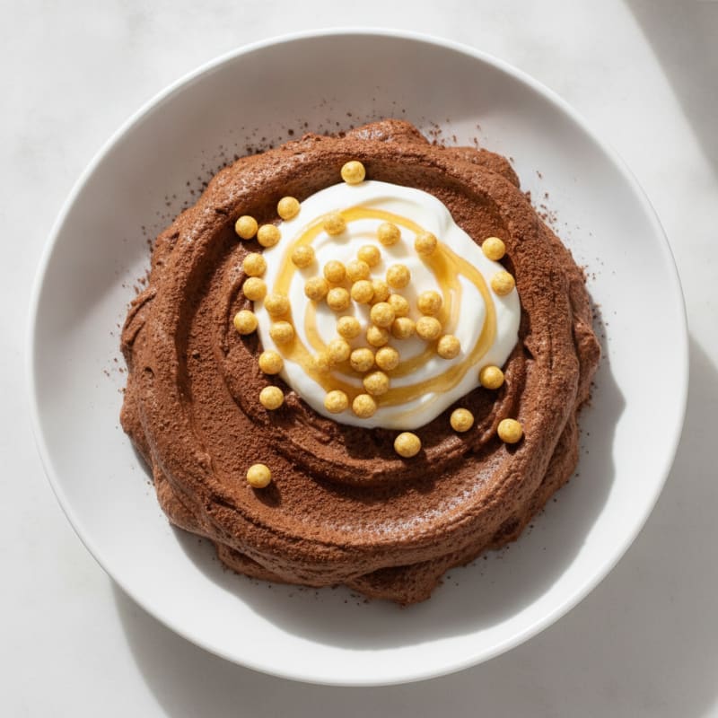 Chocolate Protein Mousse with Greek Yogurt