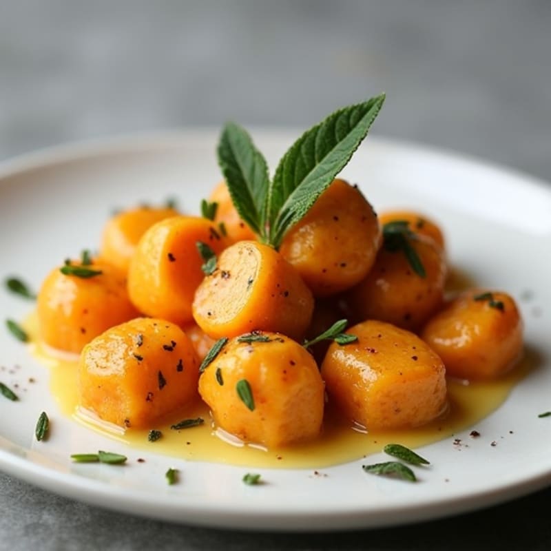 Herb-Roasted Sweet Potato Gnocchi with Sage Brown Butter