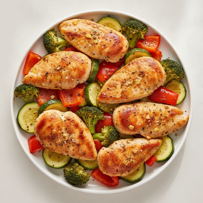 Sheet Pan Lemon Herb Chicken and Veggies