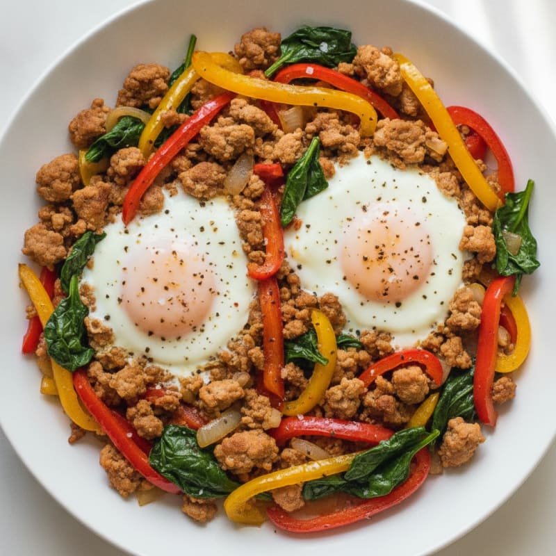 Hearty Grand Slam Breakfast Skillet