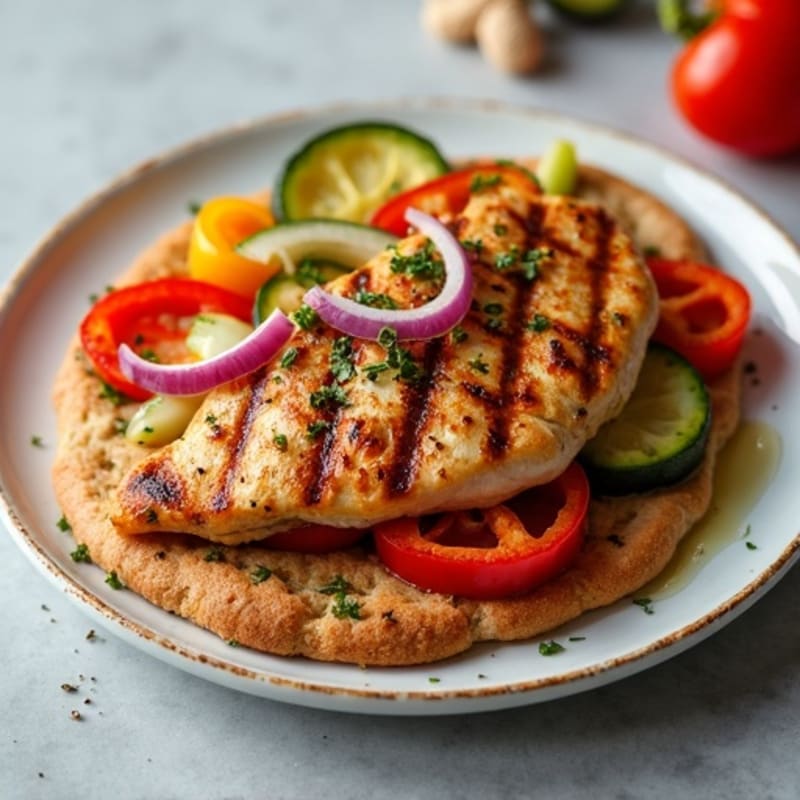 Crispy Roasted Vegetable Flatbread