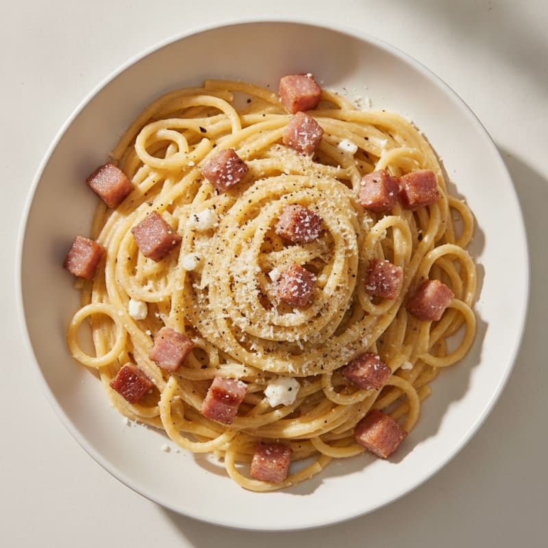 Classic Carbonara with Pancetta and Egg