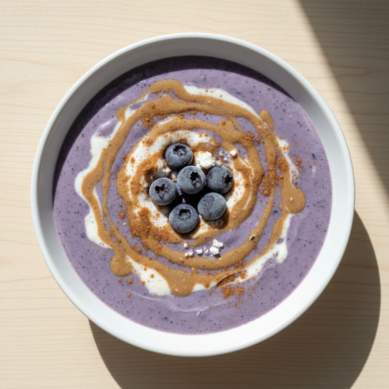 Blueberry Almond Protein Smoothie