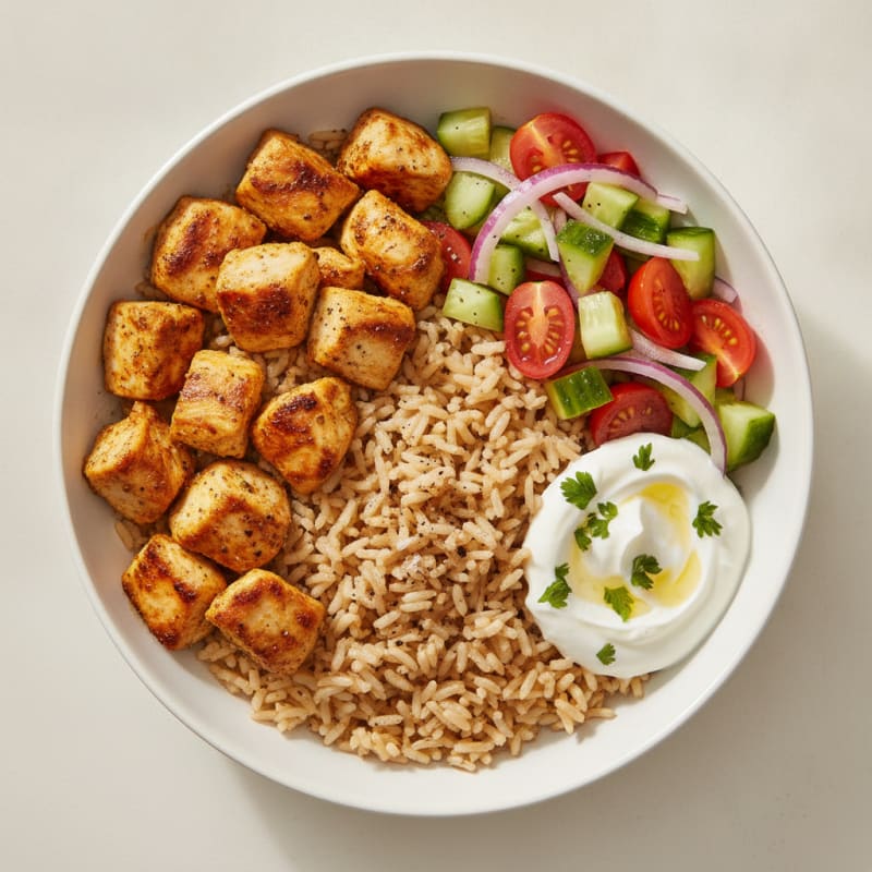 Chicken Shawarma Rice Bowl