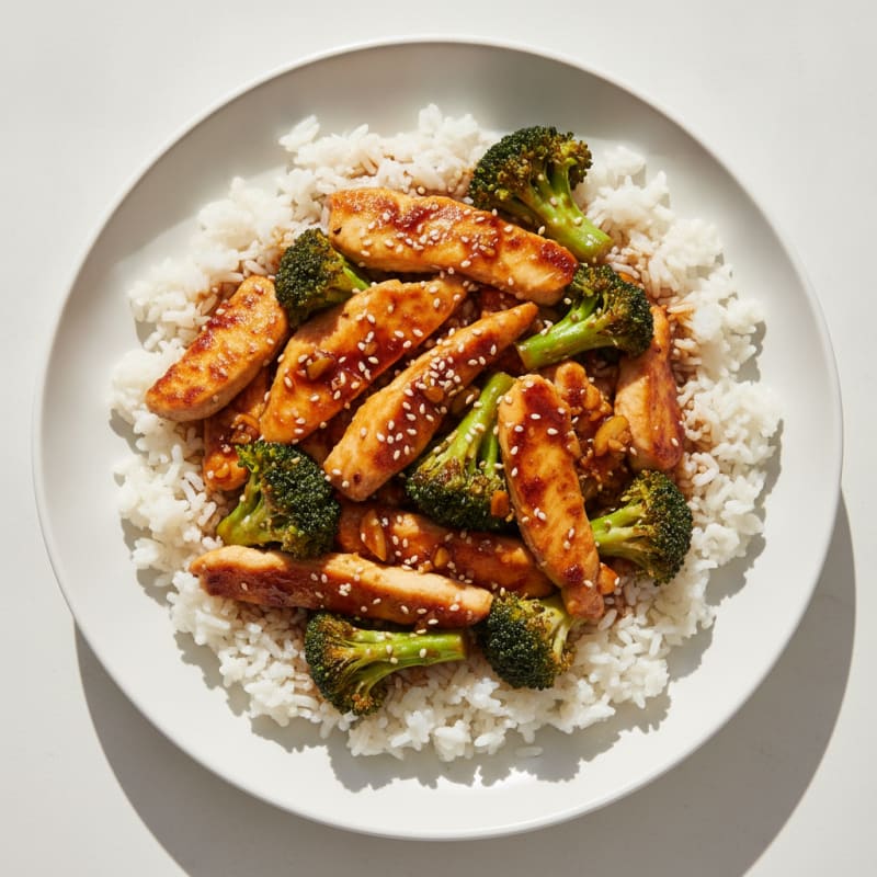 Teriyaki Chicken Stir-Fry with Broccoli