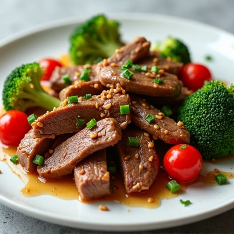 Savory Garlic Beef and Crispy Broccoli Stir-Fry