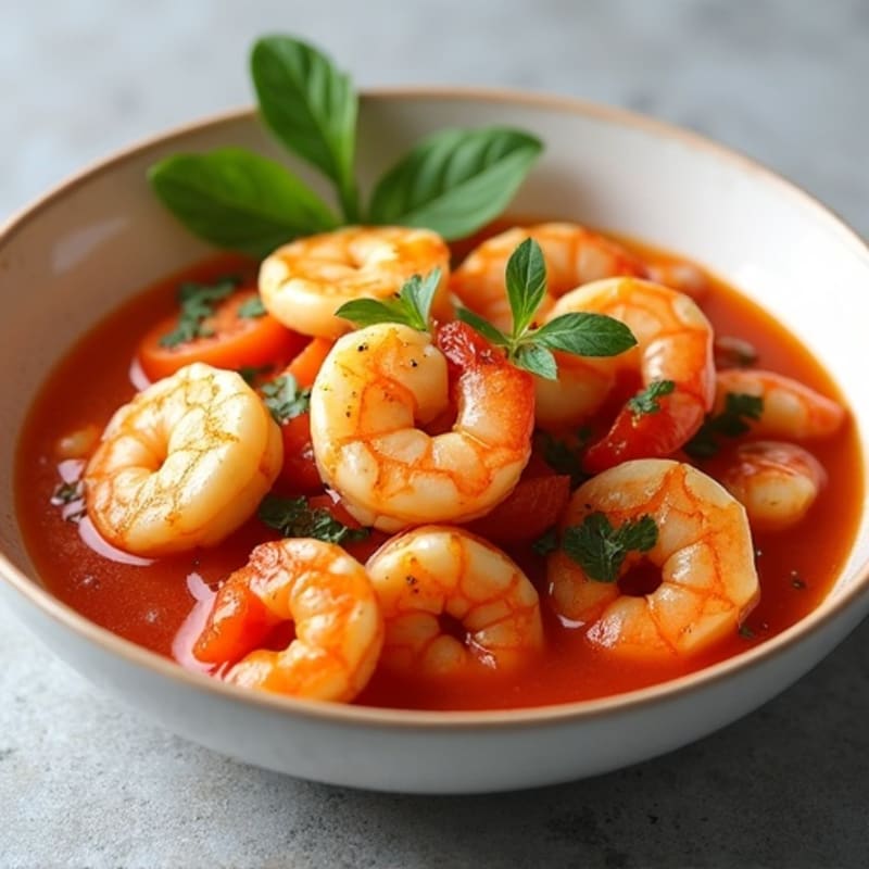 Fresh Seafood Tomato Basil Stew