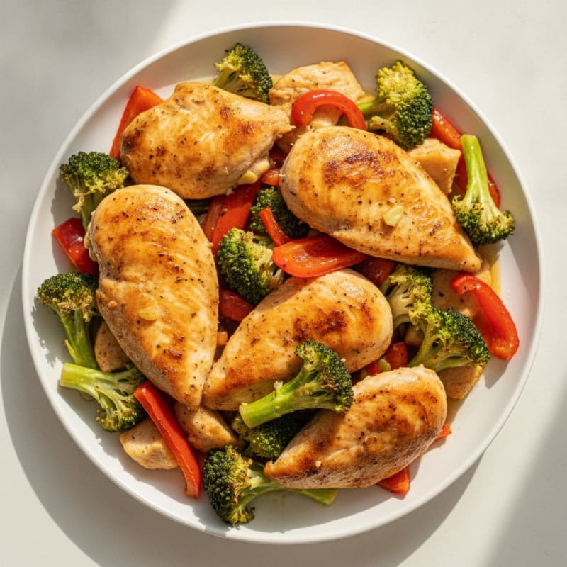 Sheet Pan Lemon Herb Chicken and Veggies