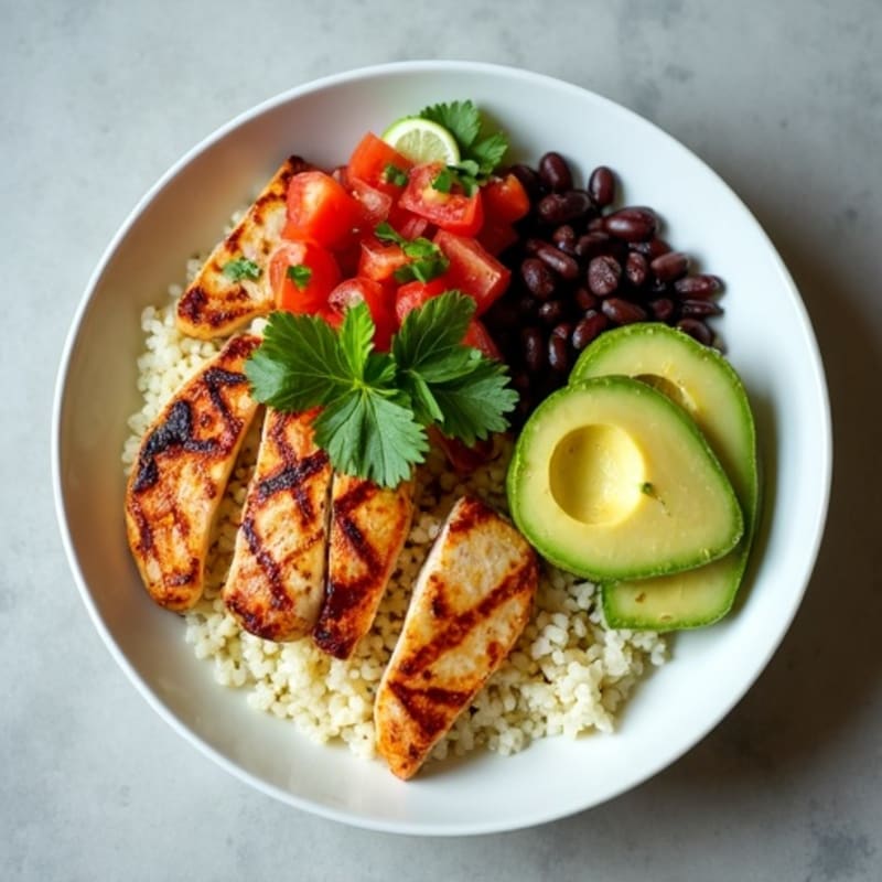 Cilantro-Lime Chicken Burrito Bowl