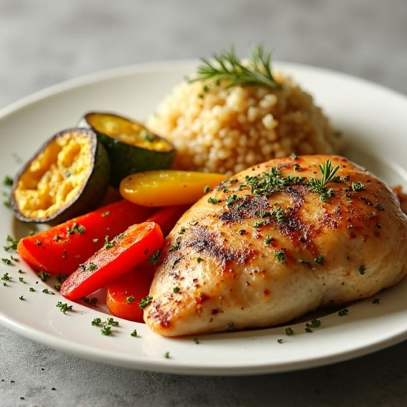 Herb-Roasted Chicken with Roasted Vegetables