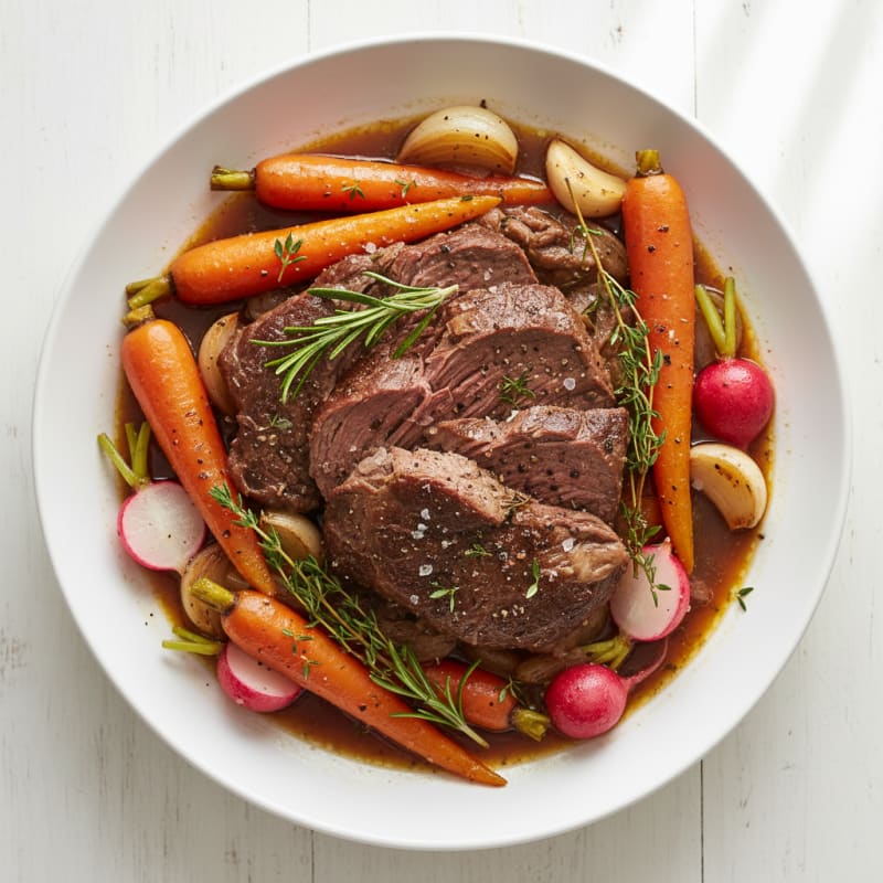 Braised Beef with Root Vegetables