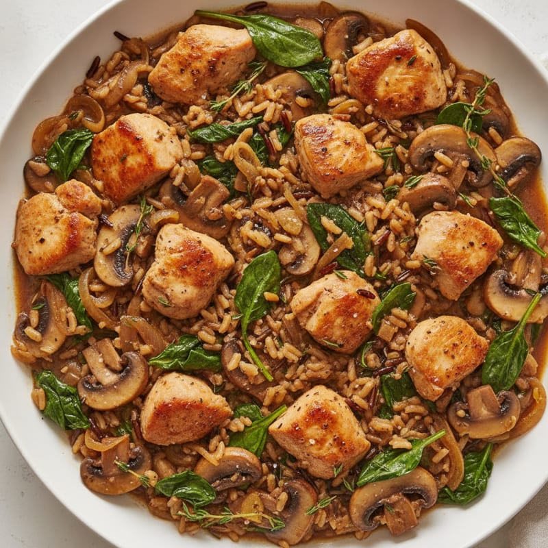 Turkey and Wild Rice Skillet