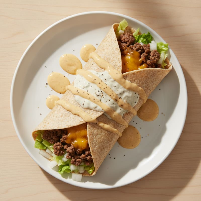 High-Protein Big Mac Sauce Wrap