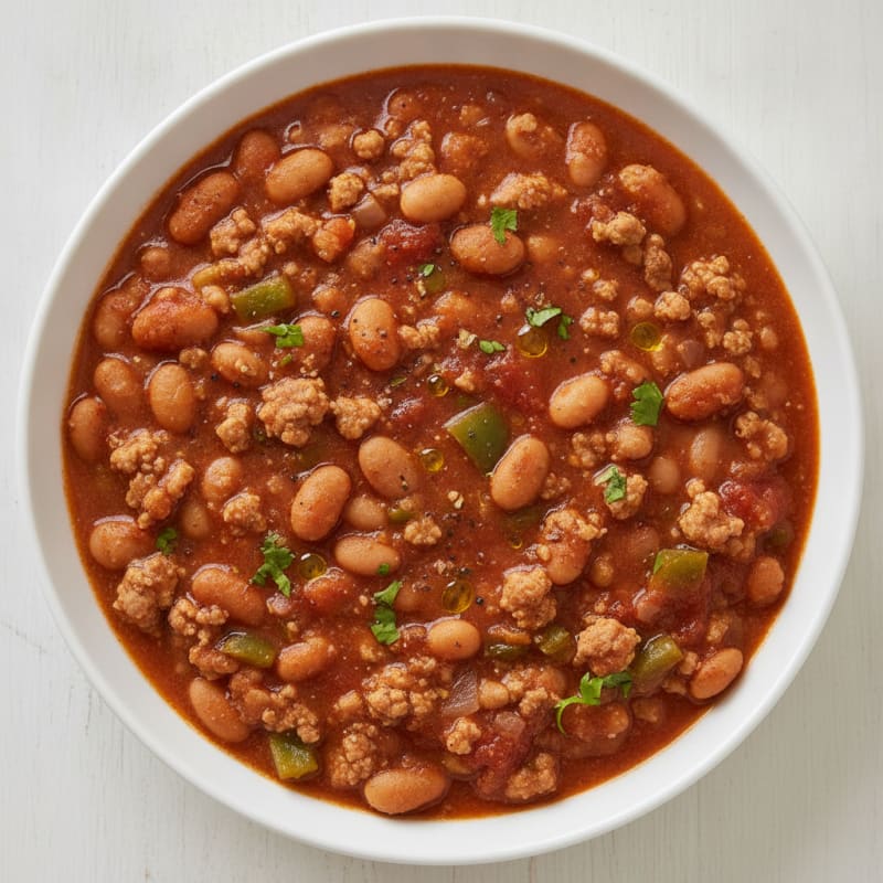 Hearty Turkey and Navy Bean Chili
