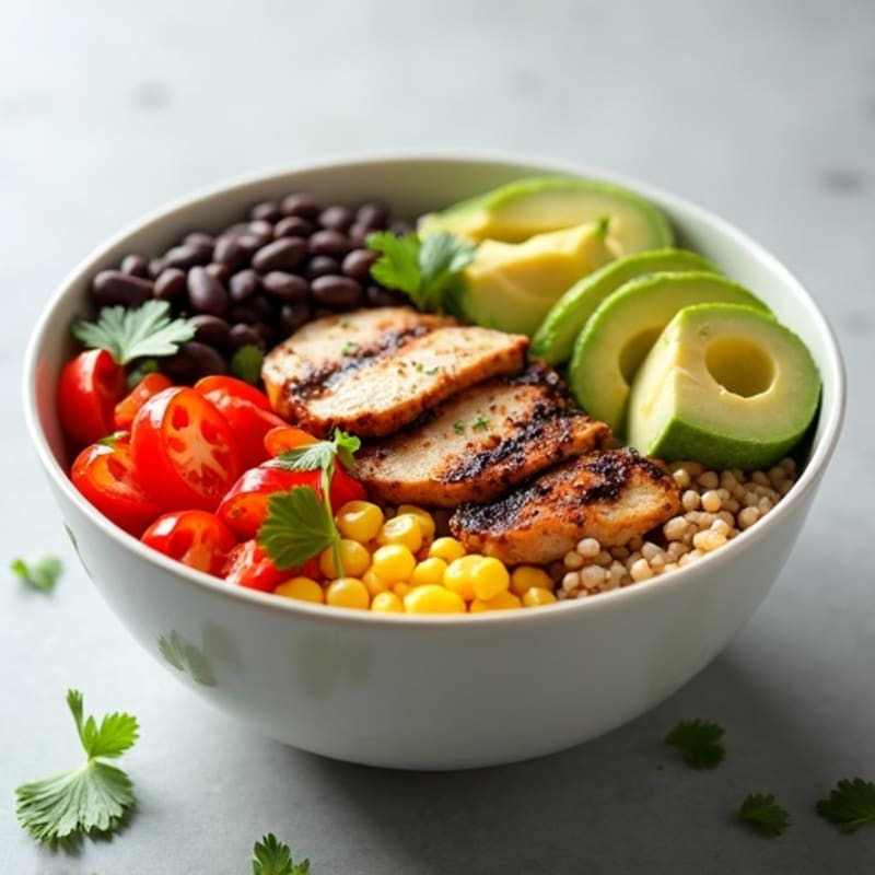 Vibrant Black Bean Burrito Bowl