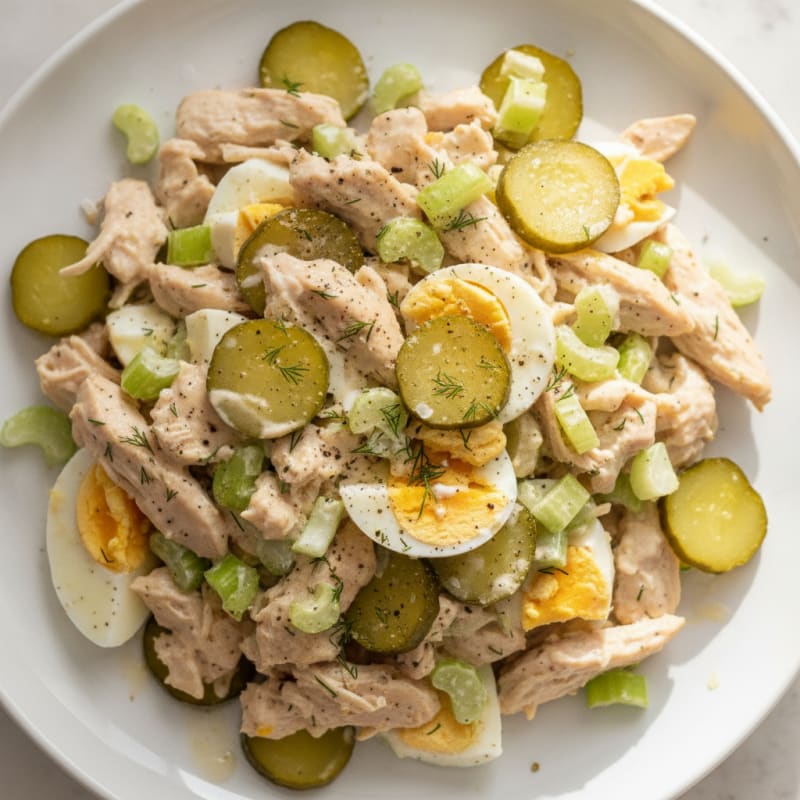 Chicken and Dill Pickle Salad