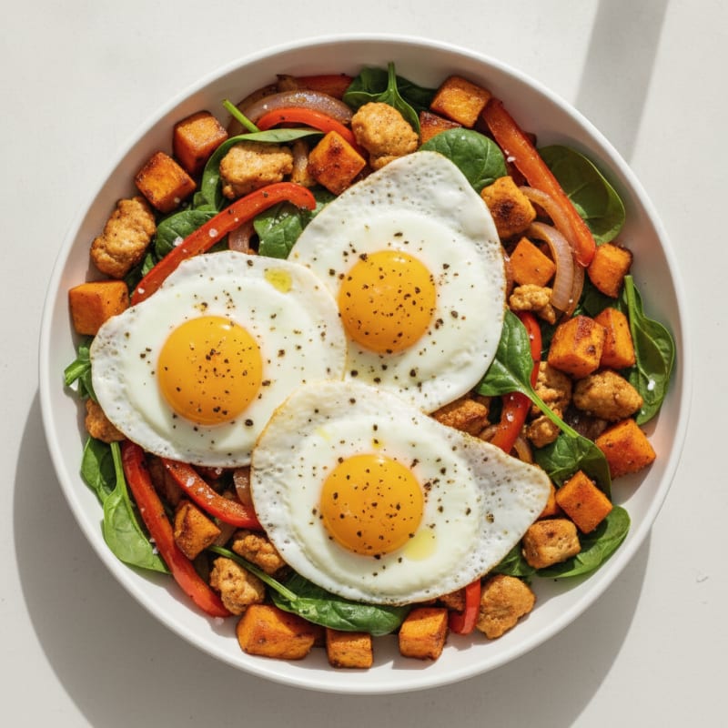 Loaded Breakfast Skillet with Eggs
