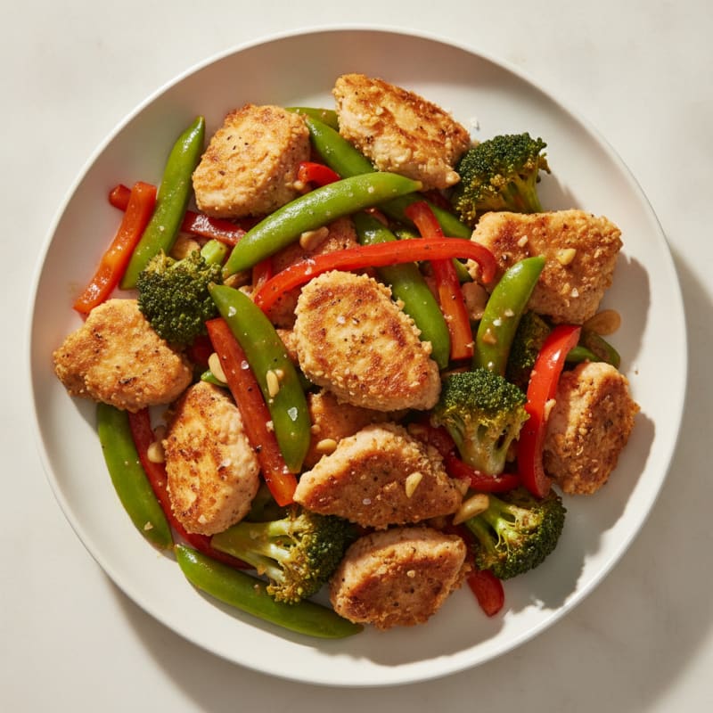 Almond Flour Chicken Stir-Fry