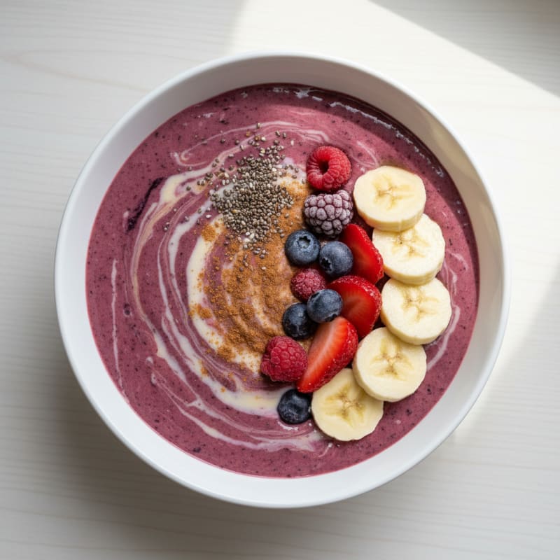 Creamy Berry Banana Smoothie