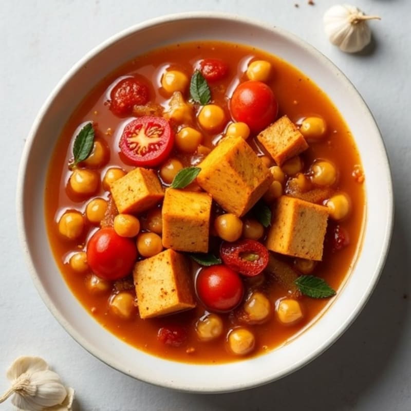 Hearty Spiced Chickpea and Tomato Stew