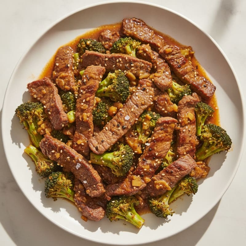 Sesame Beef and Broccoli Stir-Fry