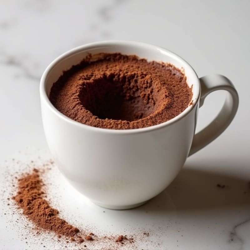 Chocolate Protein Mug Cake with Almond Flour