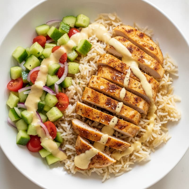 Chicken Shawarma Rice Bowl