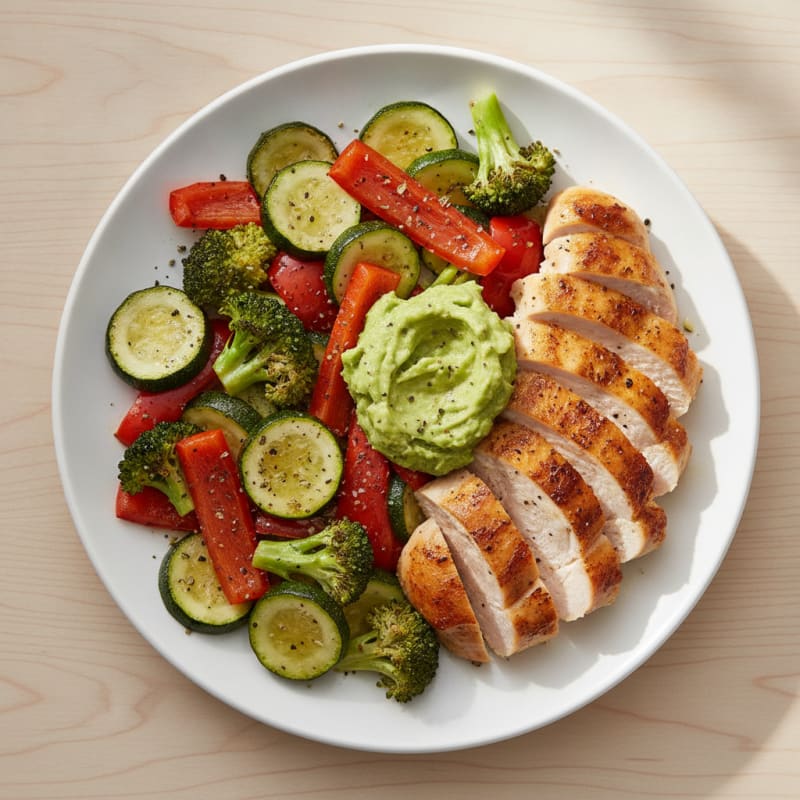 Chicken and Roasted Vegetable Medley