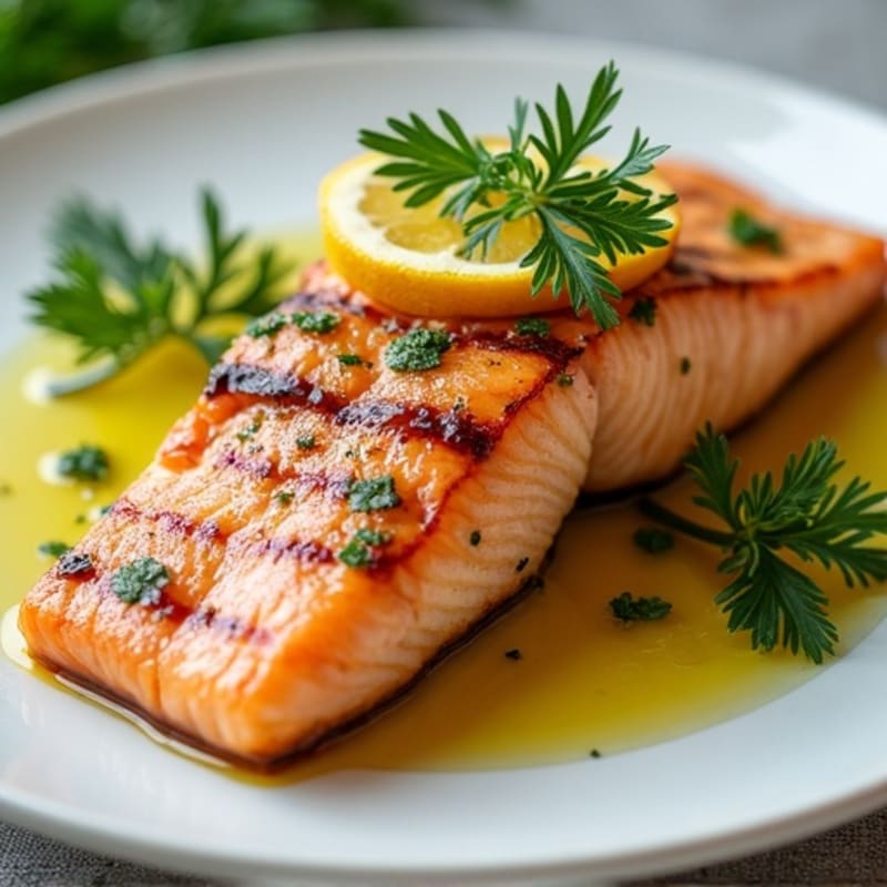 Citrus-Herb Grilled Salmon with Fresh Herbs