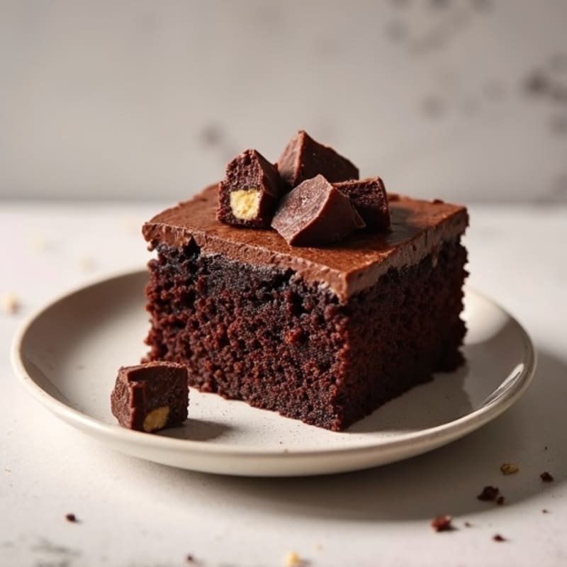 Protein-Rich Dark Chocolate Almond Cake