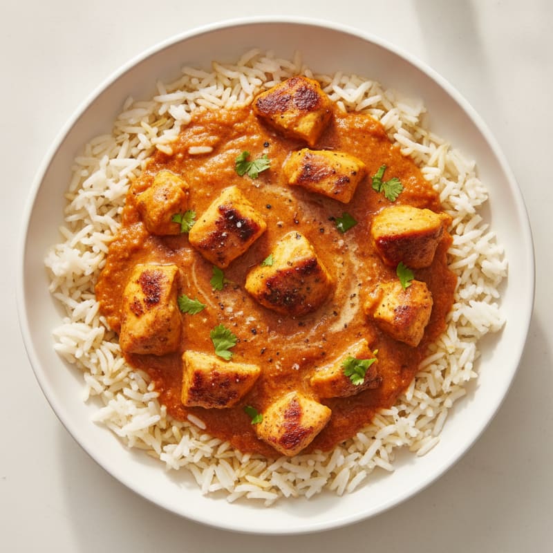Spiced Butter Chicken with Basmati Rice