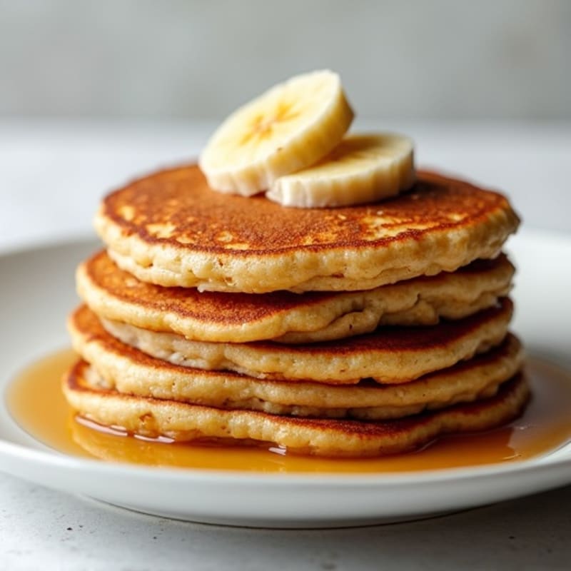 Protein-Packed Caramelized Banana Pancakes