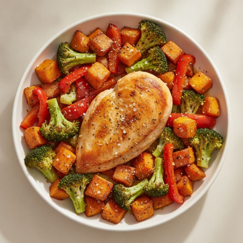 Chicken and Roasted Vegetable Medley