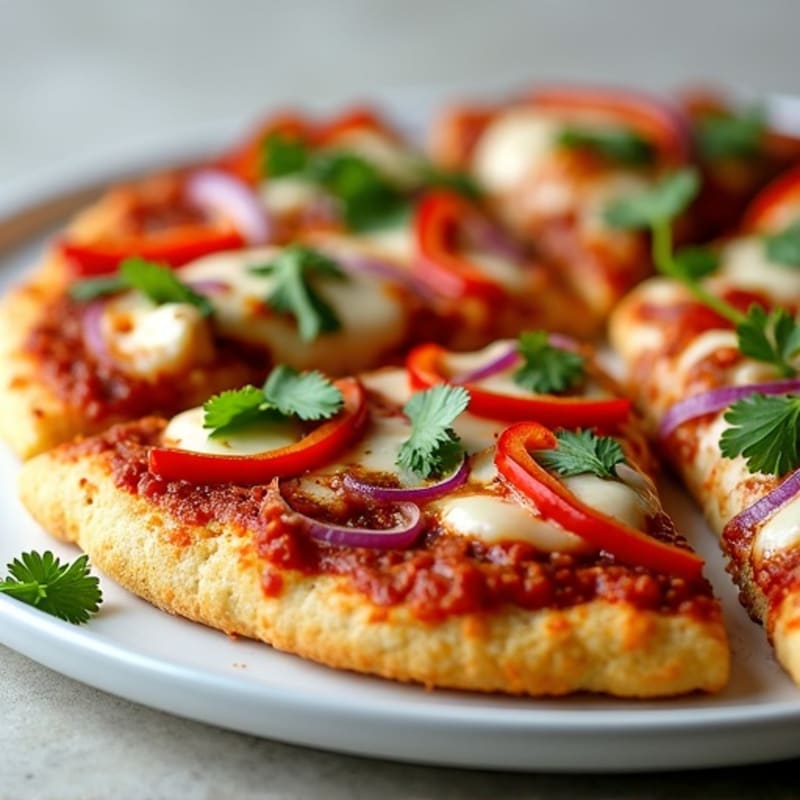 Healthy BBQ Chicken Pizza