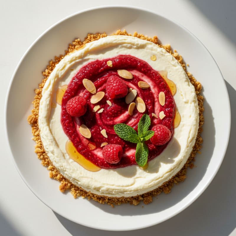 Creamy Greek Yogurt Protein Cheesecake