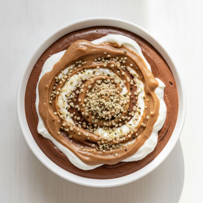 Silky Chocolate Protein Pudding with Greek Yogurt