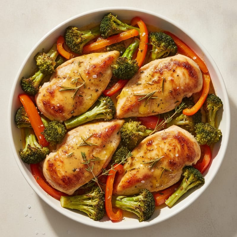 Sheet Pan Lemon Herb Chicken