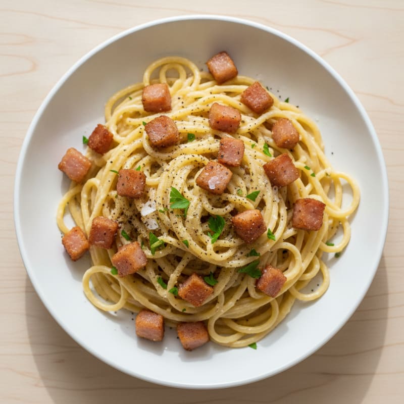 Classic Carbonara with Pancetta