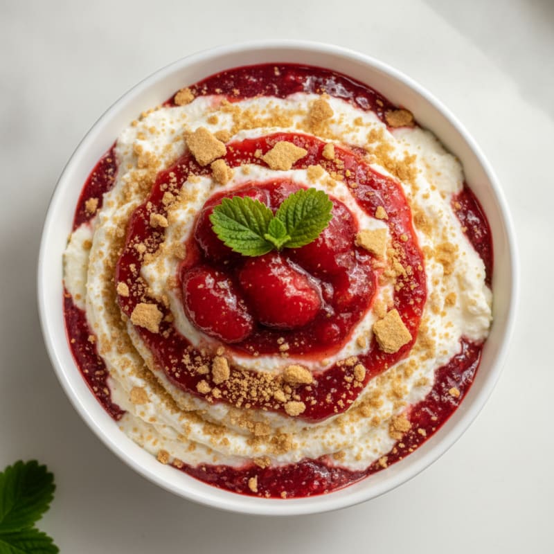 Strawberry Cheesecake Yogurt Parfait