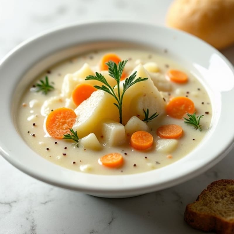 Healthy Creamy Clam Chowder