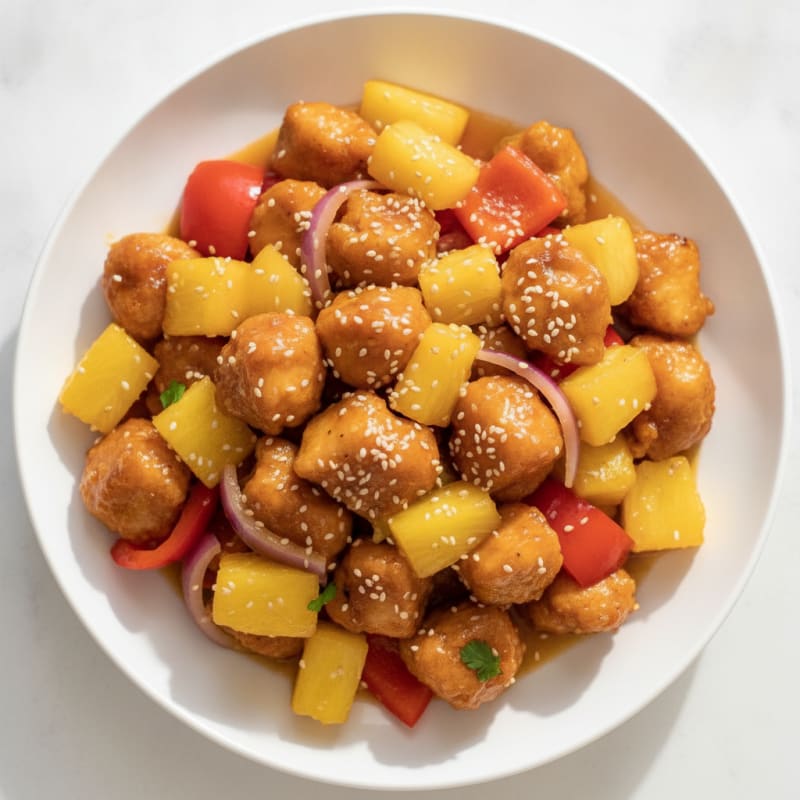 Sweet and Sour Chicken with Pineapple