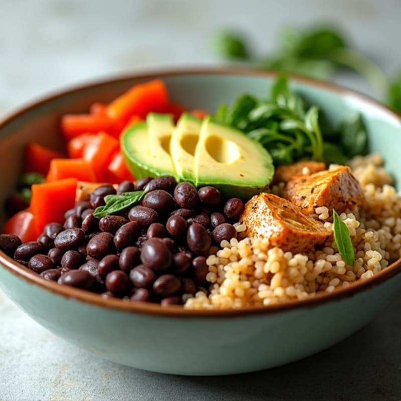 Lean Turkey and Black Bean Burrito Bowl