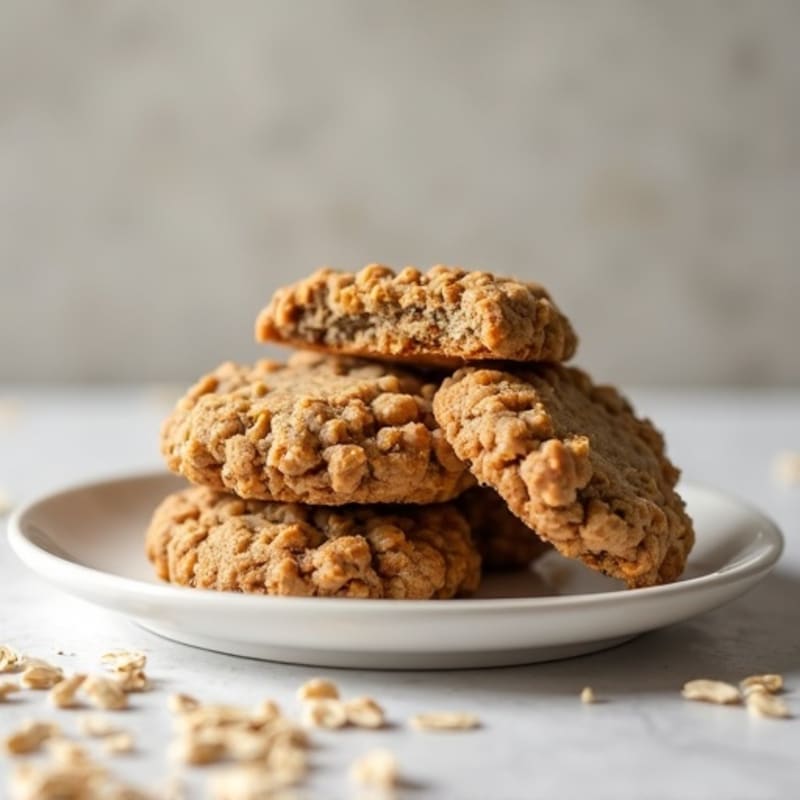 No-Bake Almond Butter Protein Cookies