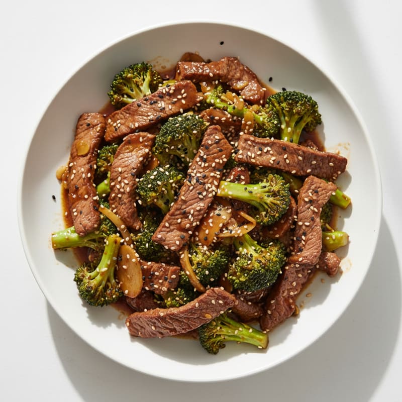 Sesame Beef and Broccoli Stir-Fry