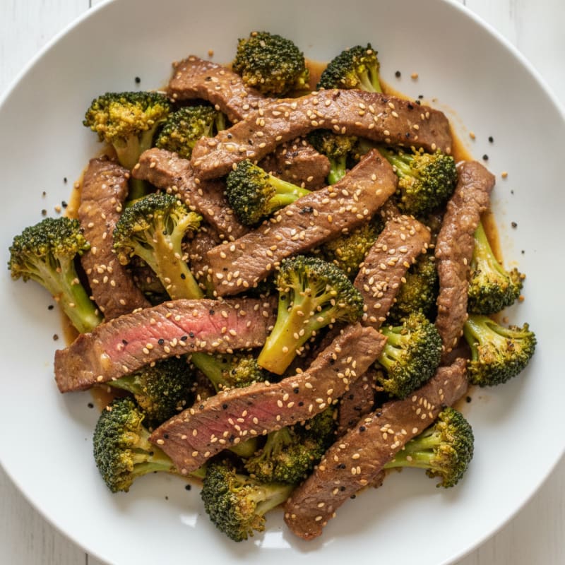Sesame Beef & Broccoli Stir-Fry