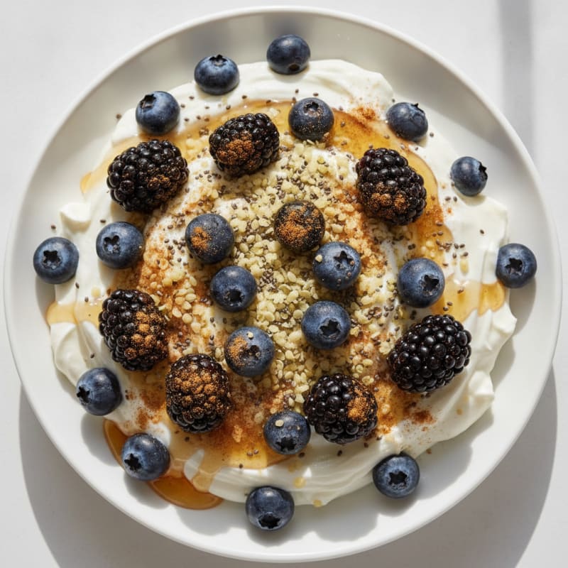 Mixed Berry Greek Yogurt Parfait