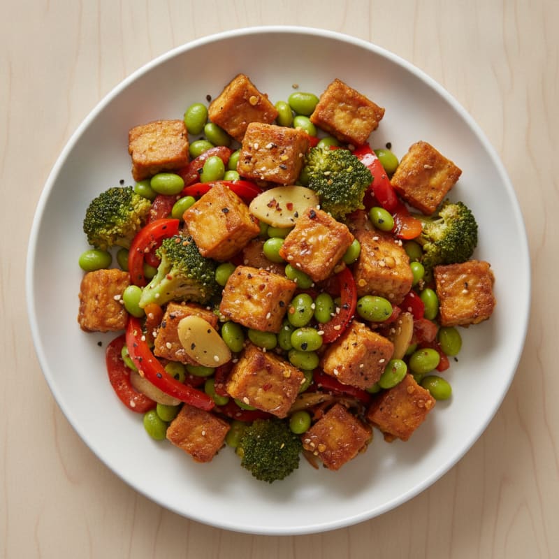Sweet and Sour Tempeh Stir-Fry